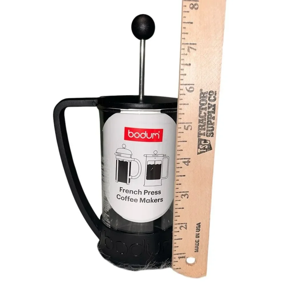 New Bodum Black French Press Coffee Maker Single Cup No Box